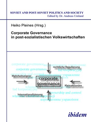 cover image of Corporate Governance in postsozialistischen Volkswirtschaften